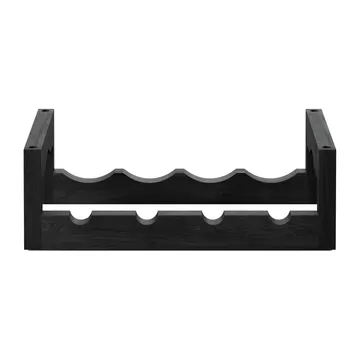 Silo stapelbaar wijnrek - Zwartgebeitst essenhout - Massproductions