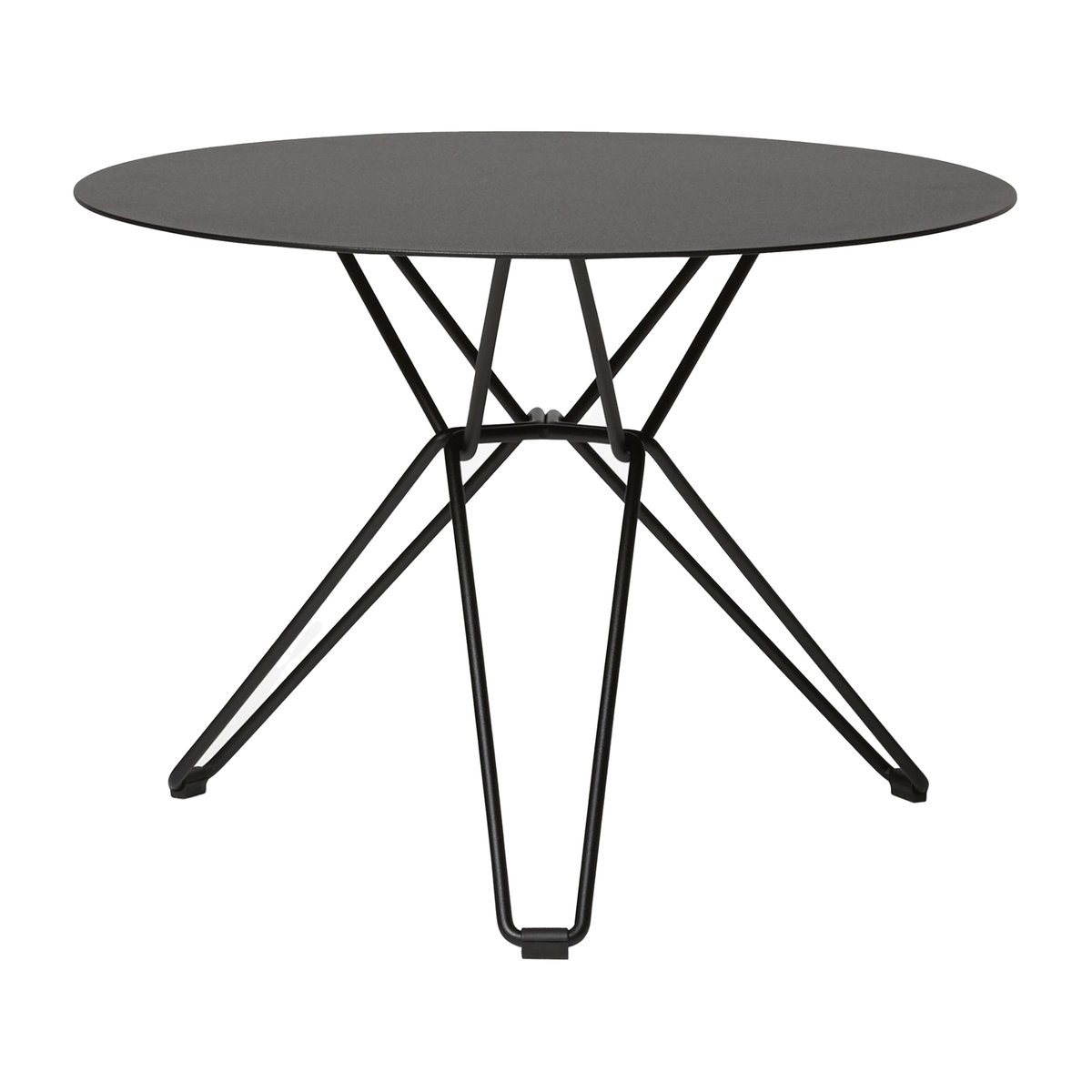 Massproductions Tio bijzettafel o60 cm Black | Scandinavisch Interieur | Tuintafels | Zwart