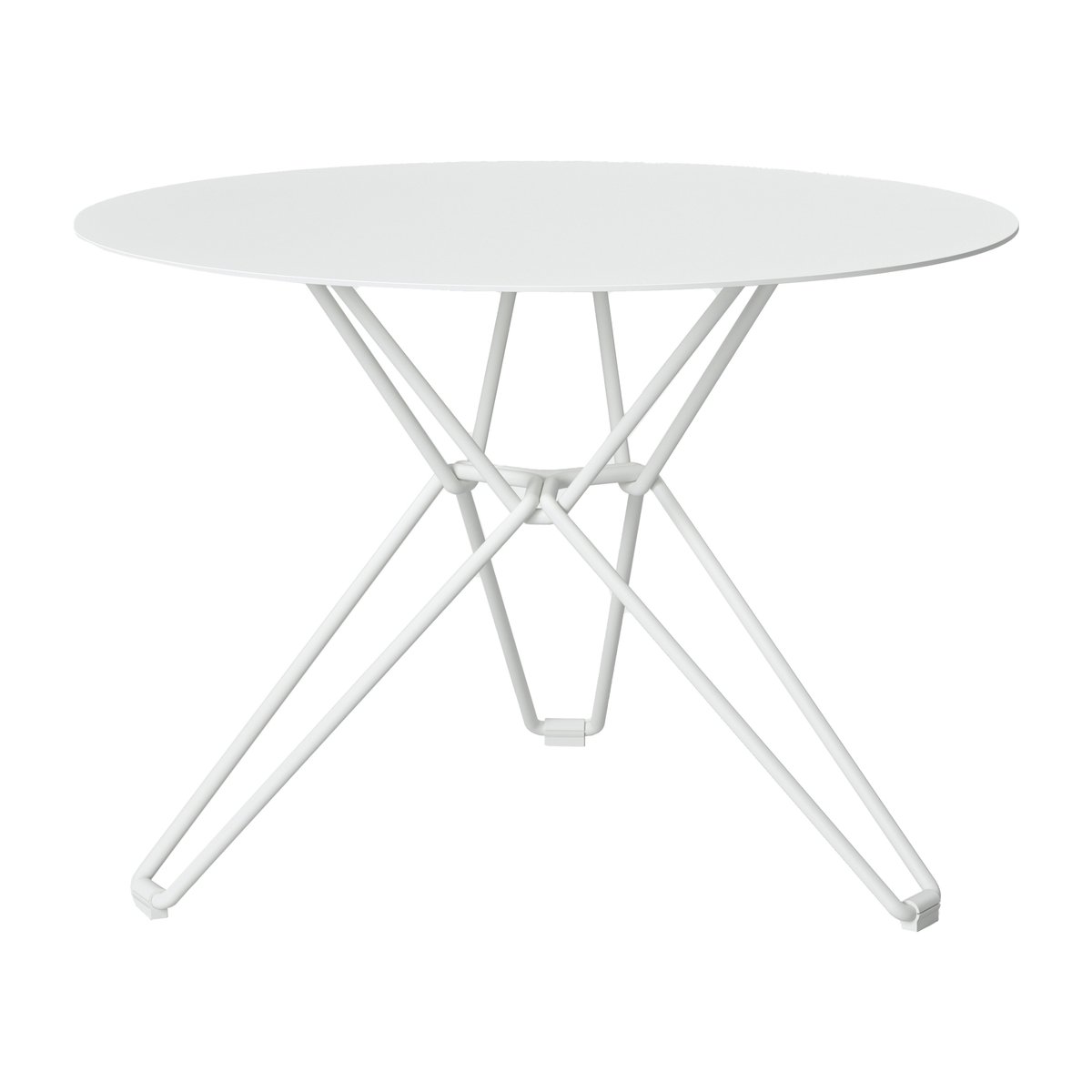Massproductions Tio bijzettafel o60 cm White | Scandinavisch Interieur | Tuintafels | Wit