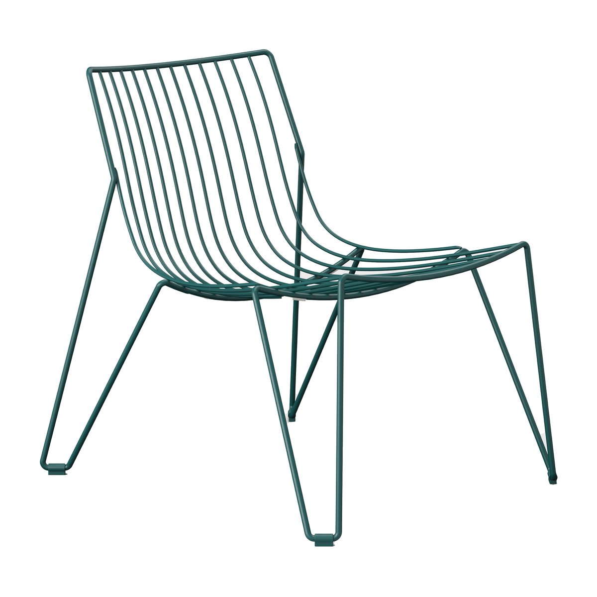Massproductions Tio easy chair loungestoel Blue Green