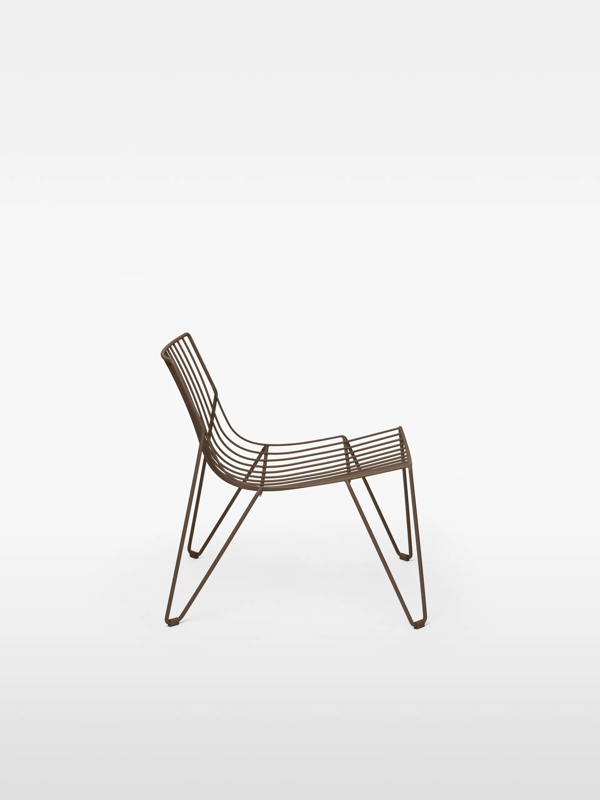 Tio easy chair loungestoel, Pale Brown Massproductions