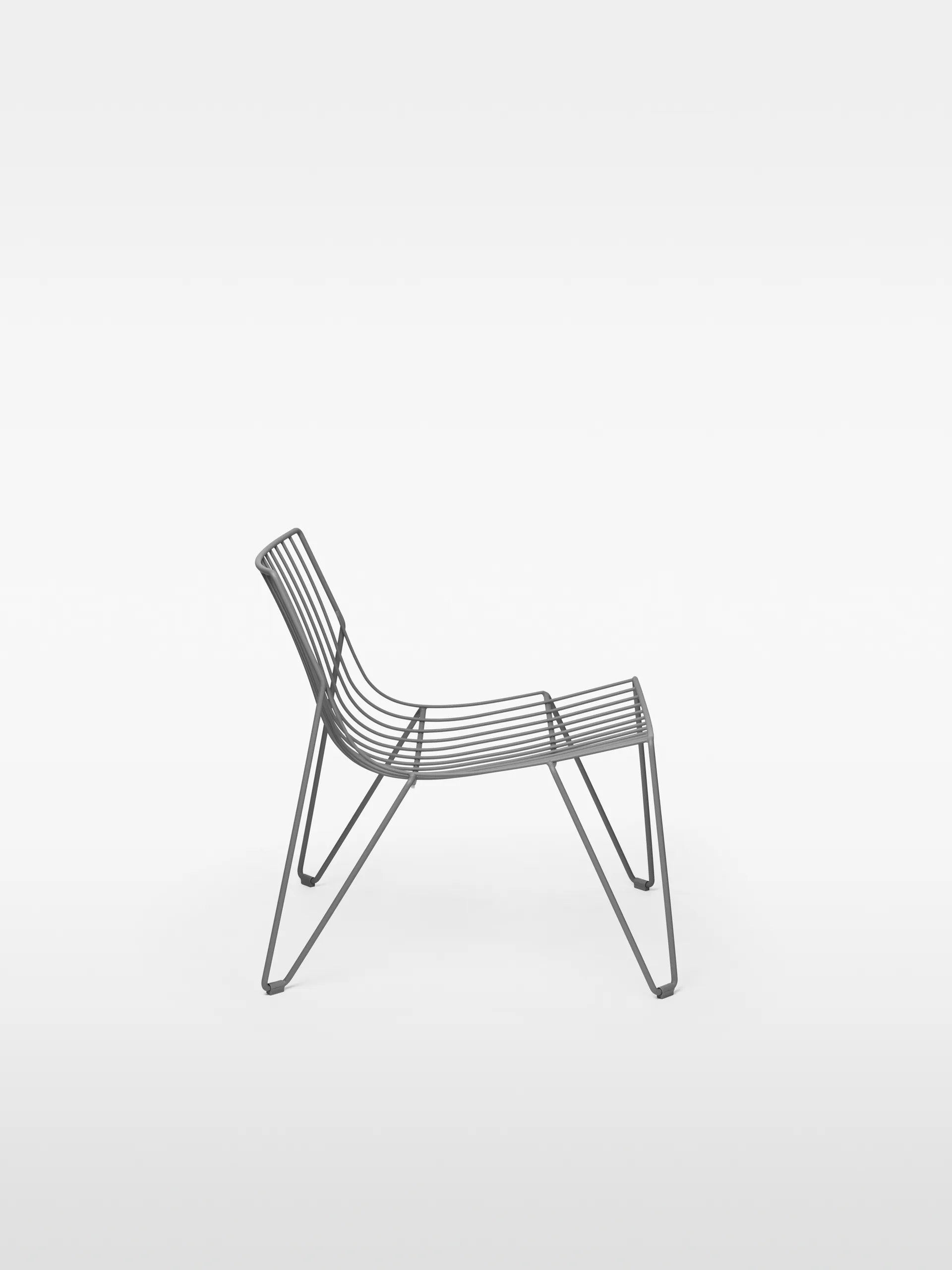 Tio easy chair loungestoel, Stone Grey Massproductions