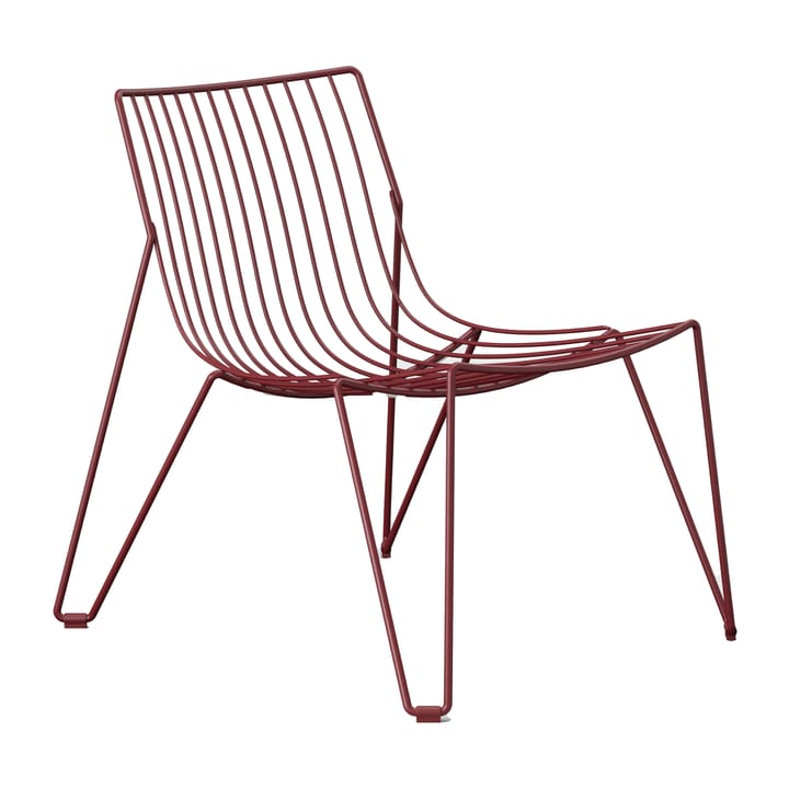 Tio easy chair loungestoel - Wine Red - Massproductions