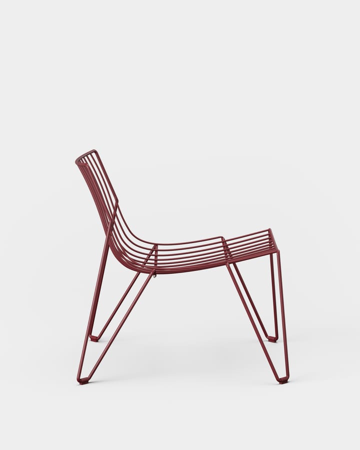 Tio easy chair loungestoel, Wine Red Massproductions