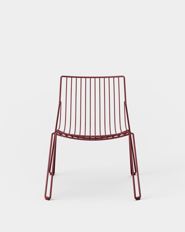 Tio easy chair loungestoel, Wine Red Massproductions