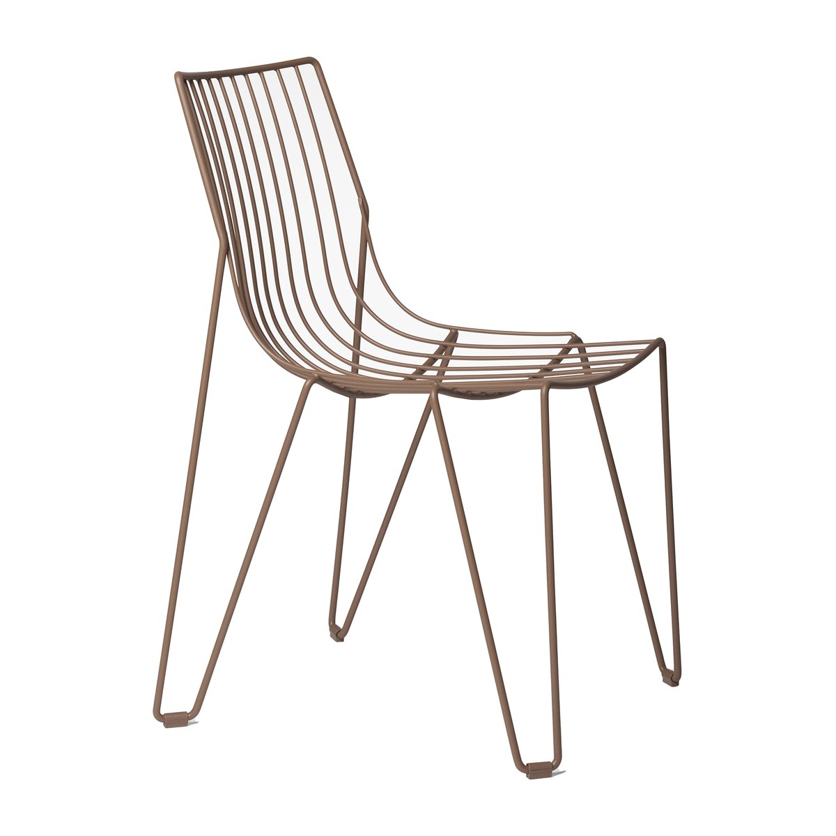 Massproductions Tio stoel Pale Brown | Scandinavisch Interieur | Tuinstoelen | Bruin