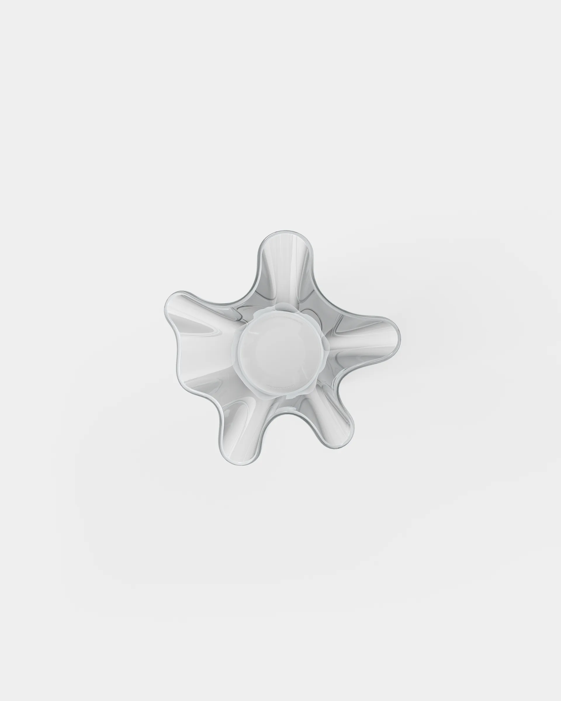 Trippy vaas, Transparant glas Massproductions