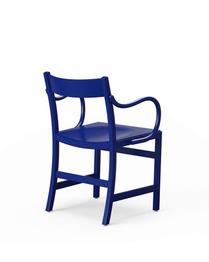 Waiter XL fauteuil - Blauwgelakt beukenhout - Massproductions