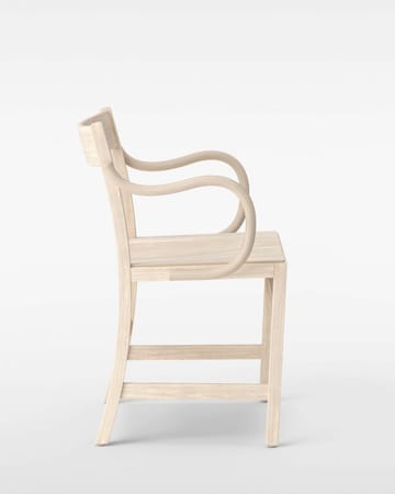 Waiter XL fauteuil - Wit geolied beukenhout - Massproductions