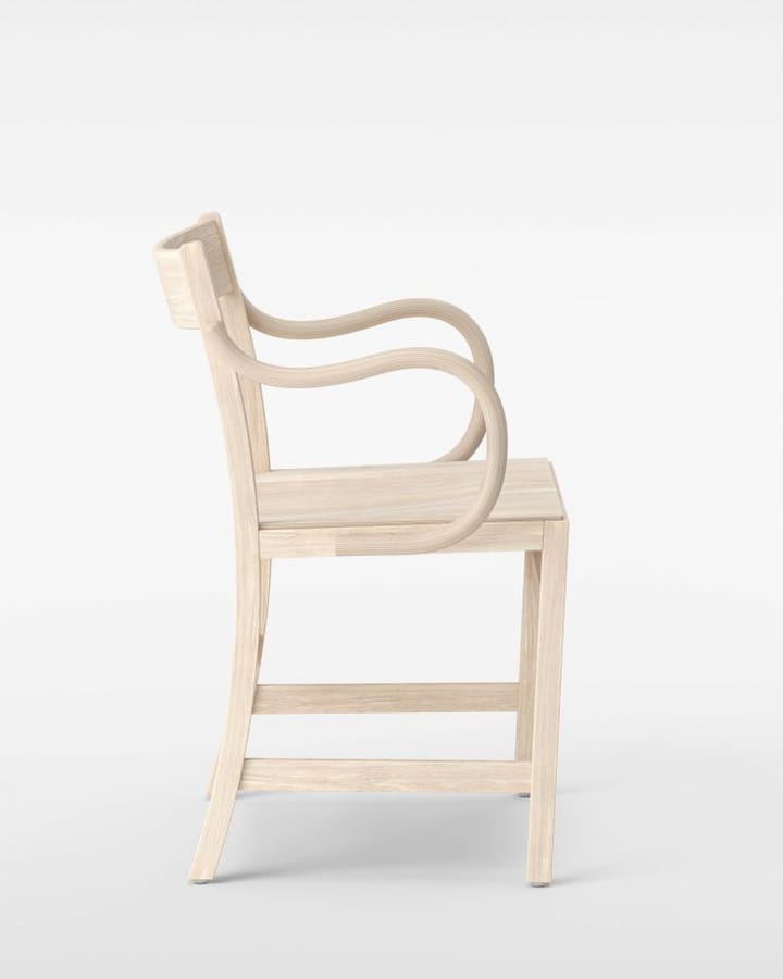 Waiter XL fauteuil, Wit geolied beukenhout Massproductions