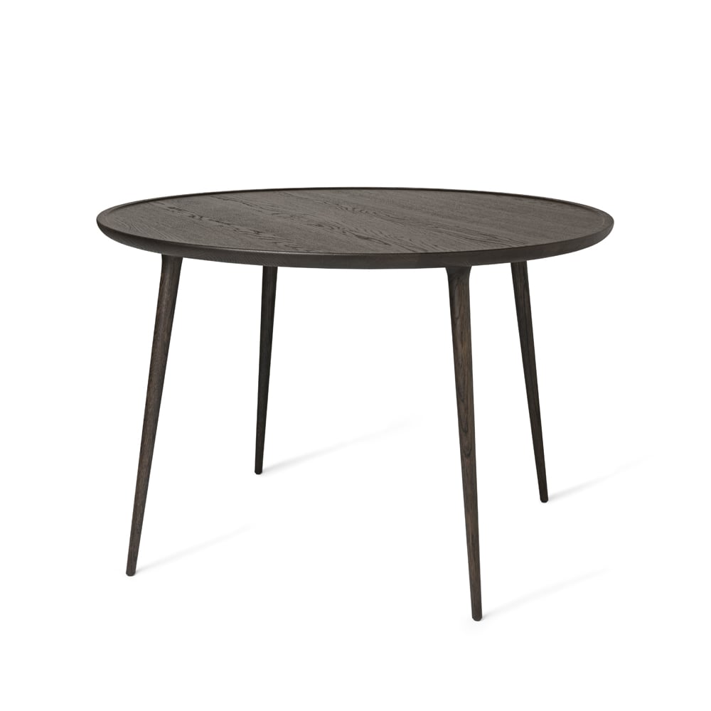 Mater Accent eettafel rond eikenhout sirka grey, o110 cm