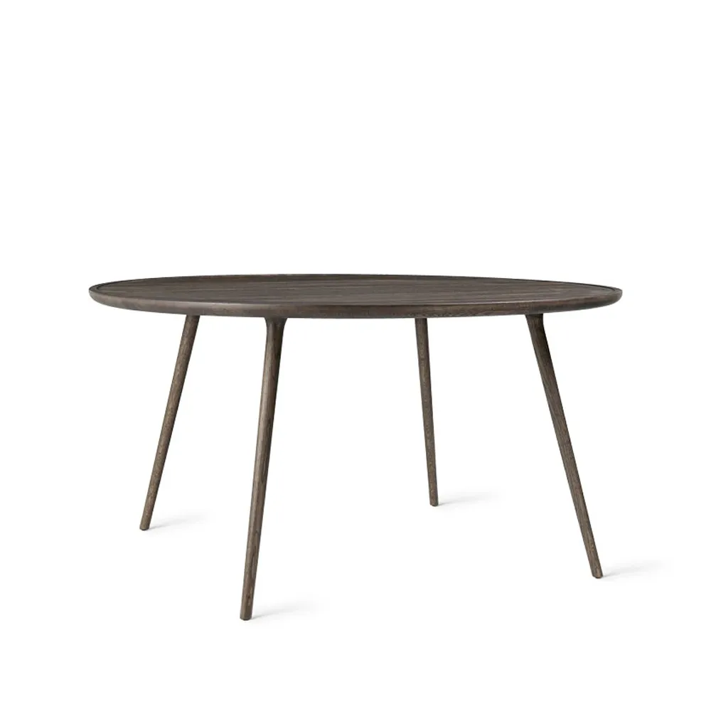 Accent eettafel rond, eikenhout sirka grey, ø140 cm Mater