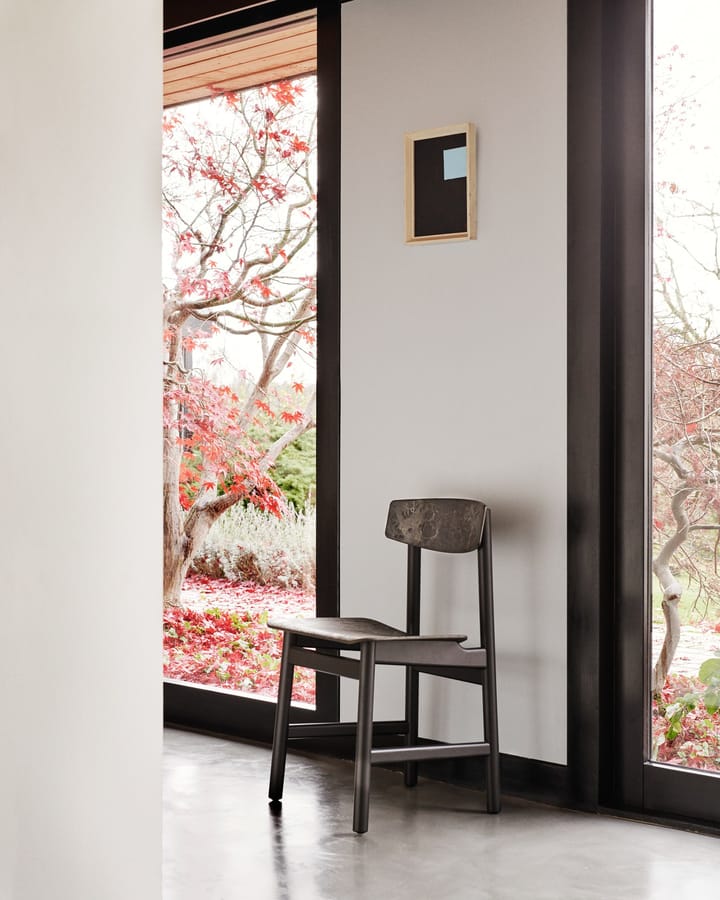Conscious BM3162 stoel, Black beech-coffee wate black Mater