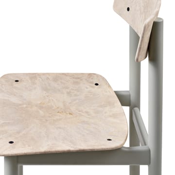 Conscious BM3162 stoel - Grey beech-wood waste grey - Mater