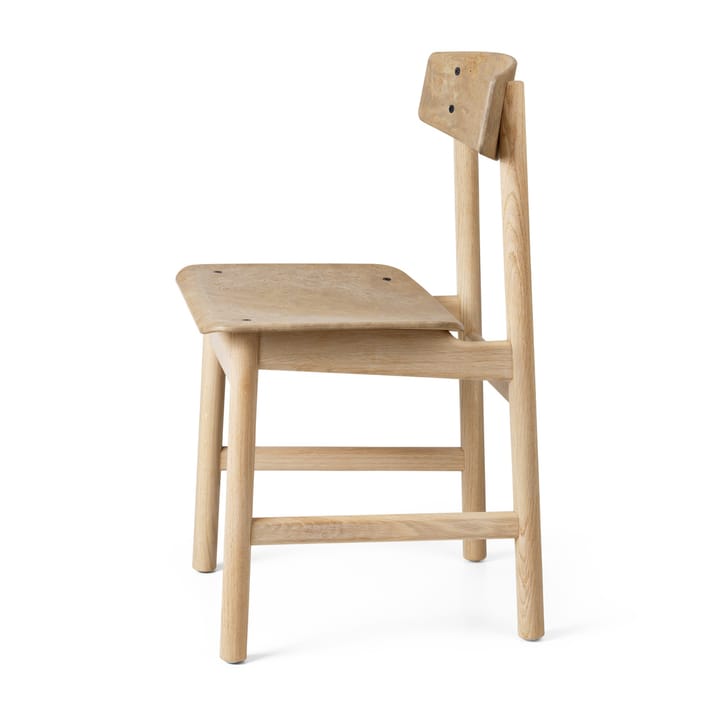 Conscious BM3162 stoel, Soaped oak-coffee waste light Mater