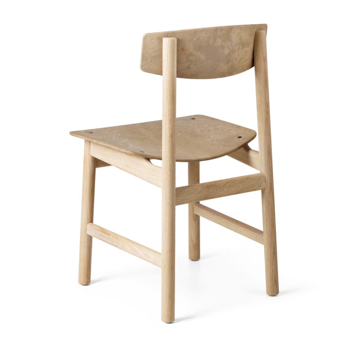Conscious BM3162 stoel, Soaped oak-coffee waste light Mater