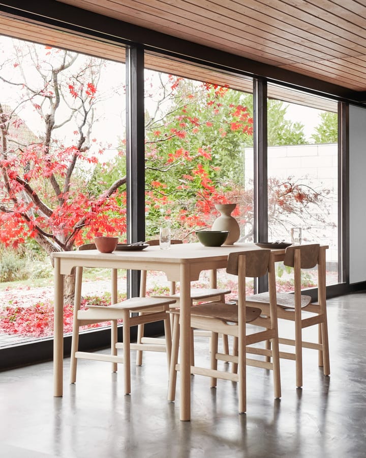 Conscious BM5462 tafel 90x160 cm, Soaped oak Mater