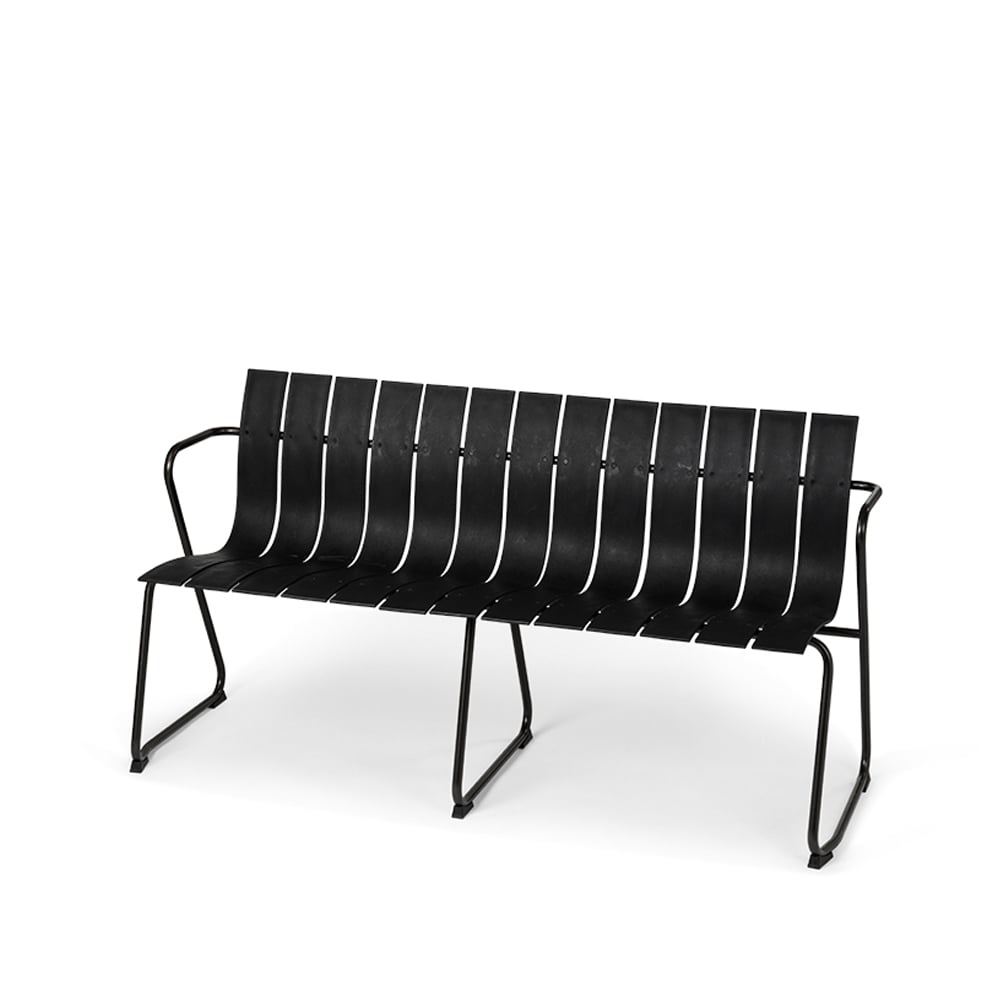 Mater Ocean bankje black | Scandinavisch Interieur | Zwart