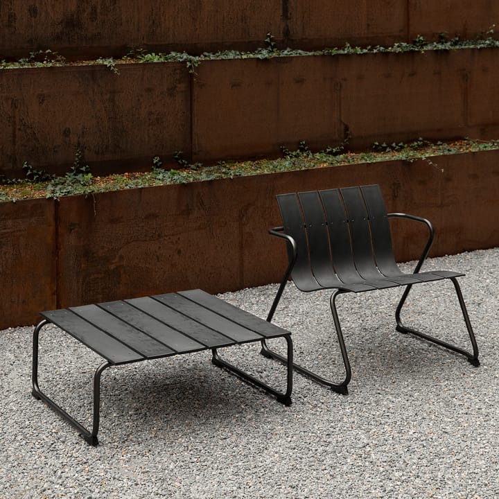 Ocean lounge table salontafel 70x70x30 cm, Black Mater