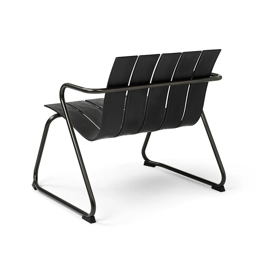 Ocean loungestoel, black Mater