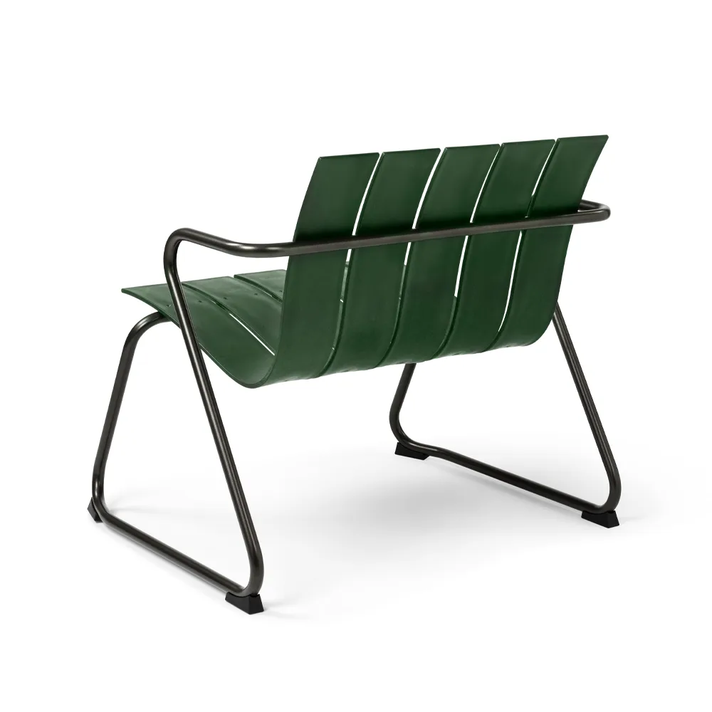 Ocean loungestoel, green Mater