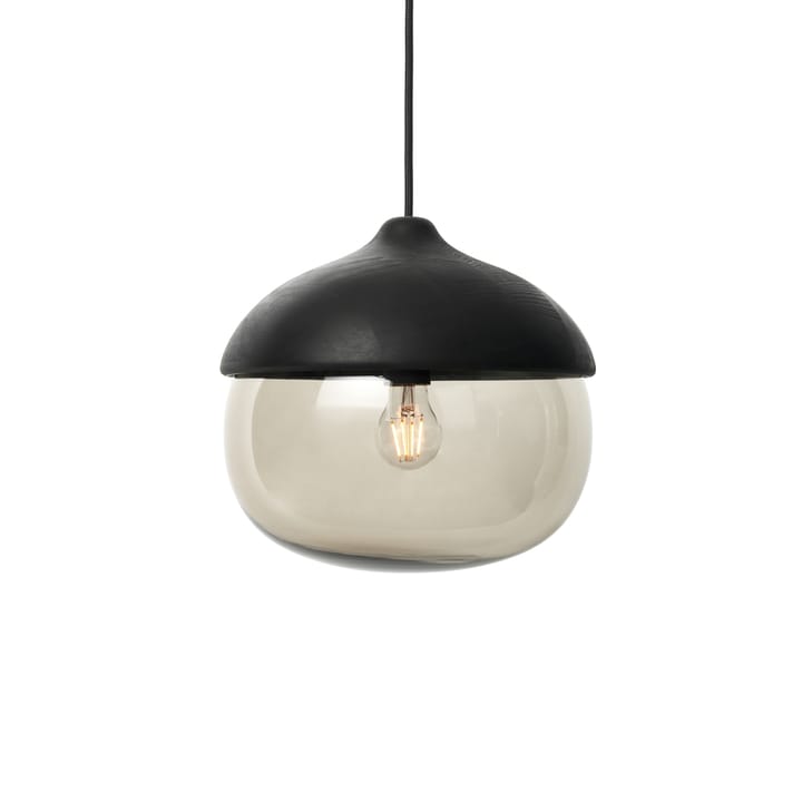 Terho hanglamp - smoke, large, zwart - Mater