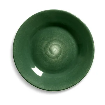 Basic bord, 21 cm - Forest green - Mateus