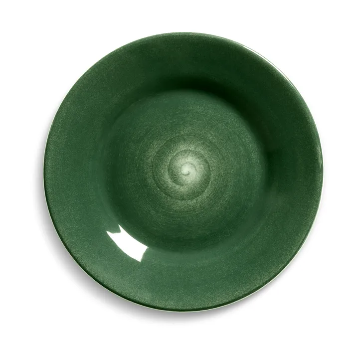 Basic bord, 21 cm - Forest green - Mateus