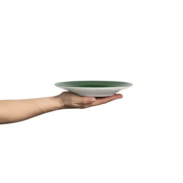 Basic bord, 21 cm - Forest green - Mateus