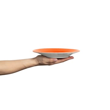 Basic bord, 21 cm - Oranje - Mateus
