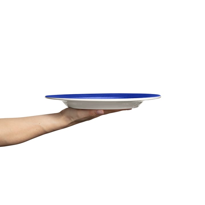 Basic bord 25 cm, Blauw Mateus