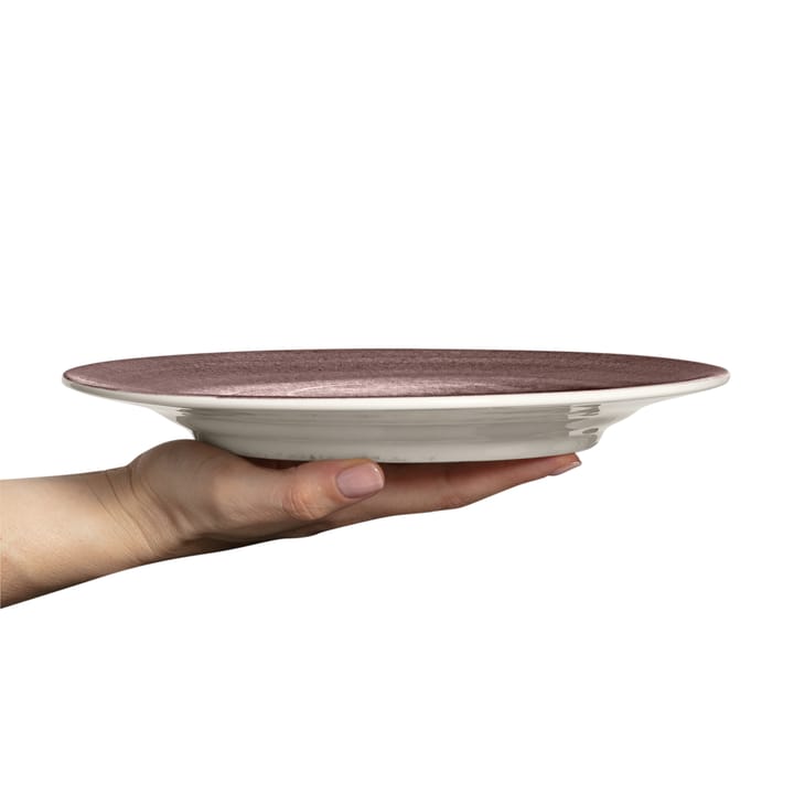 Basic bord 25 cm, Donkerpaars Mateus