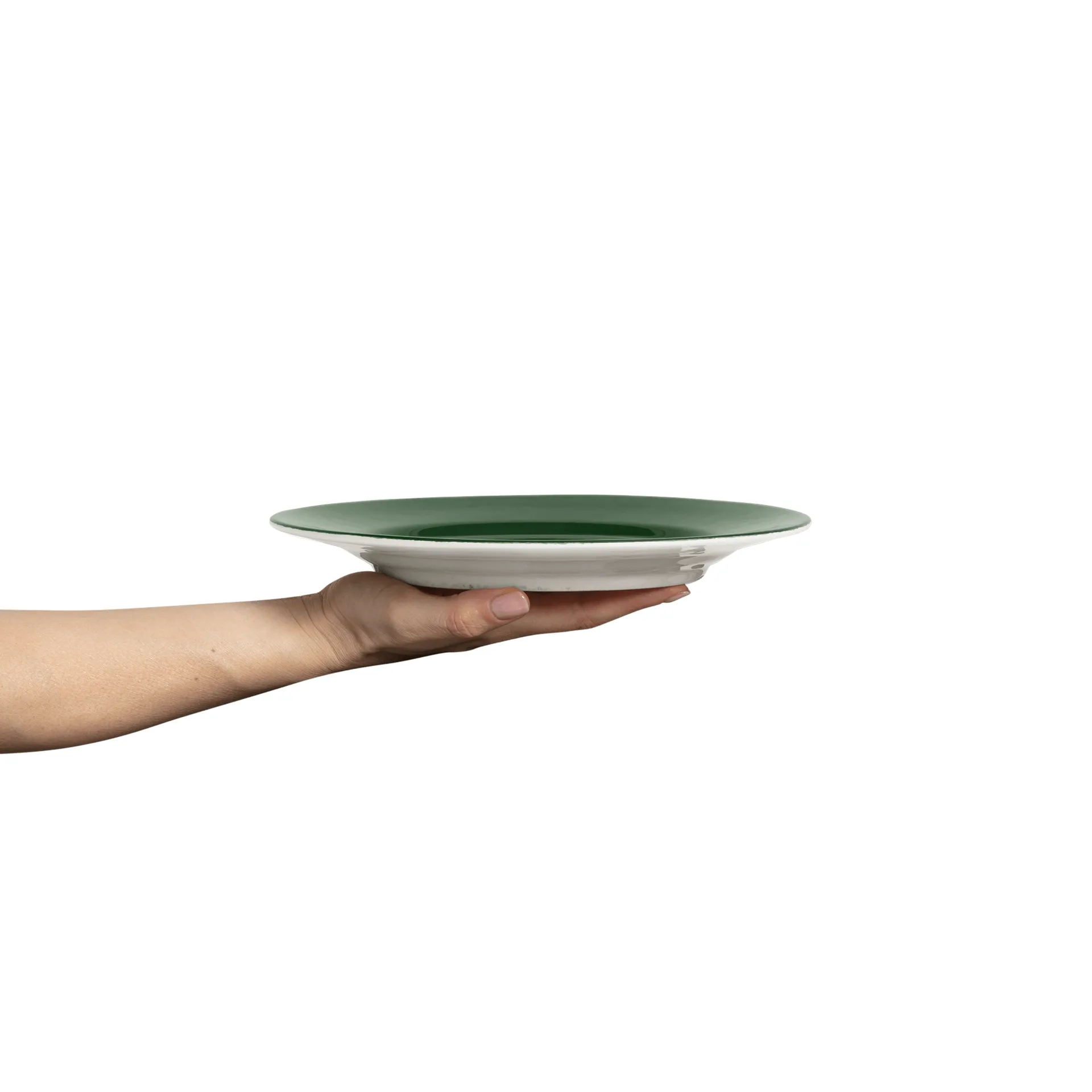 Basic bord 25 cm, Forest green Mateus