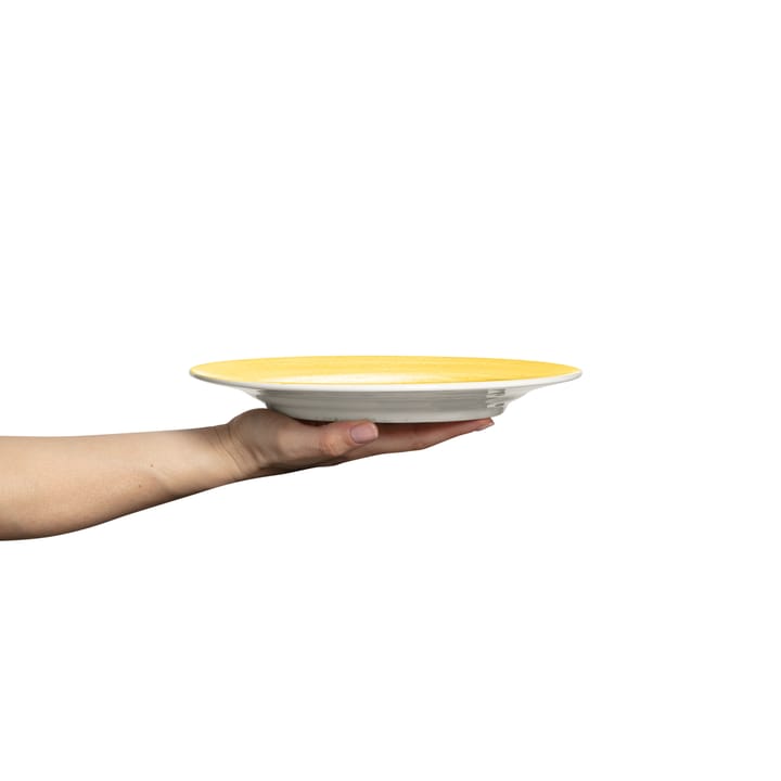 Basic bord 25 cm, Geel Mateus