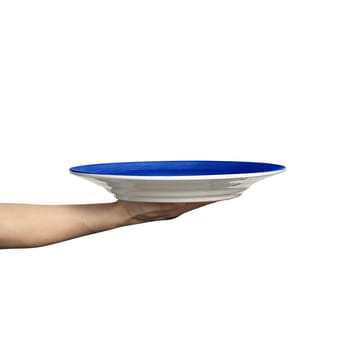 Basic bord, 28 cm - Blauw - Mateus