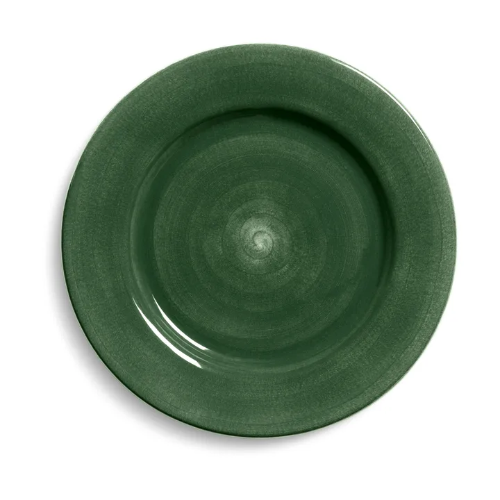 Basic bord, 28 cm - Forest green - Mateus