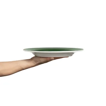 Basic bord, 28 cm - Forest green - Mateus