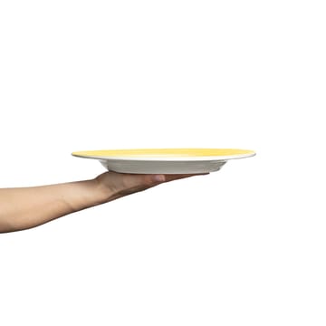 Basic bord, 28 cm - Geel - Mateus