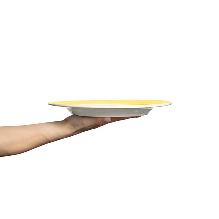 Basic bord, 28 cm, Geel Mateus