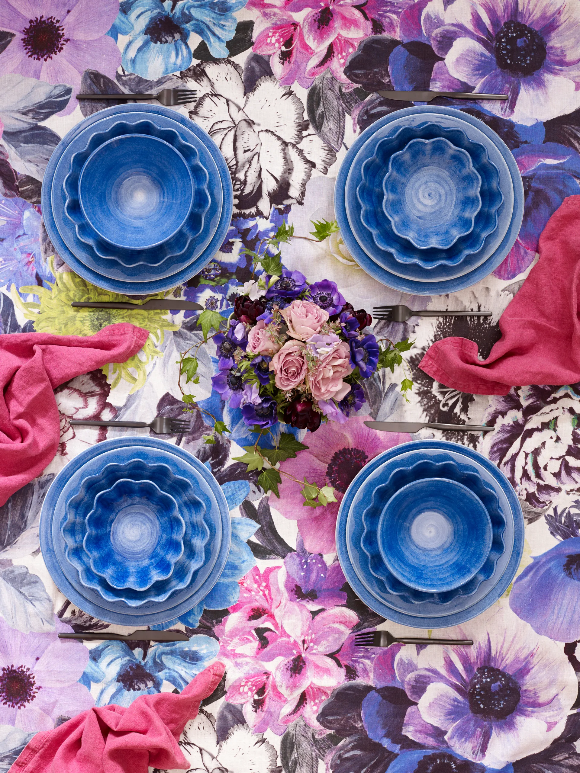 Basic bord, 28 cm, Lichtblauw Mateus