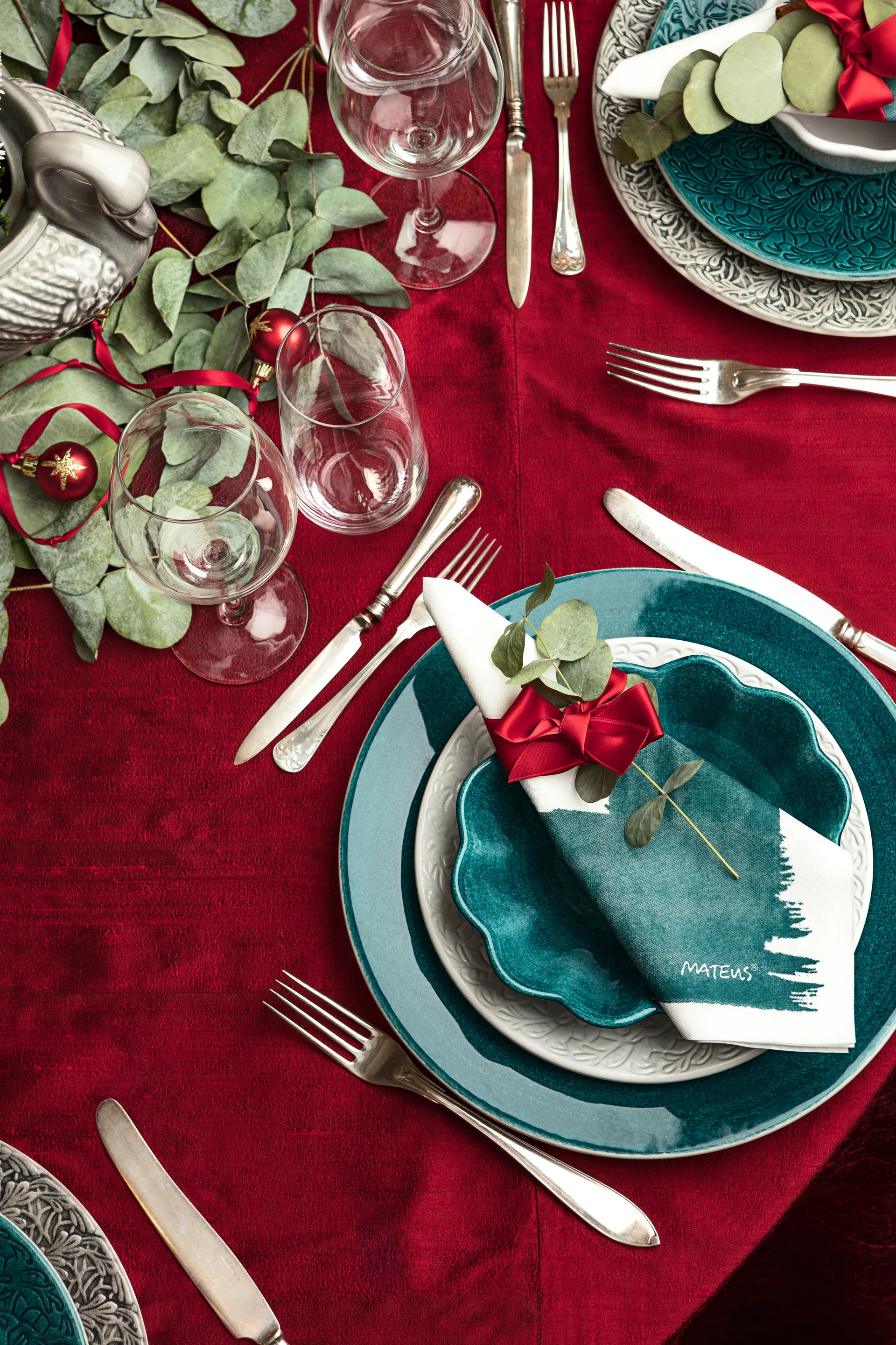 Basic bord, 28 cm, Oceaan Mateus