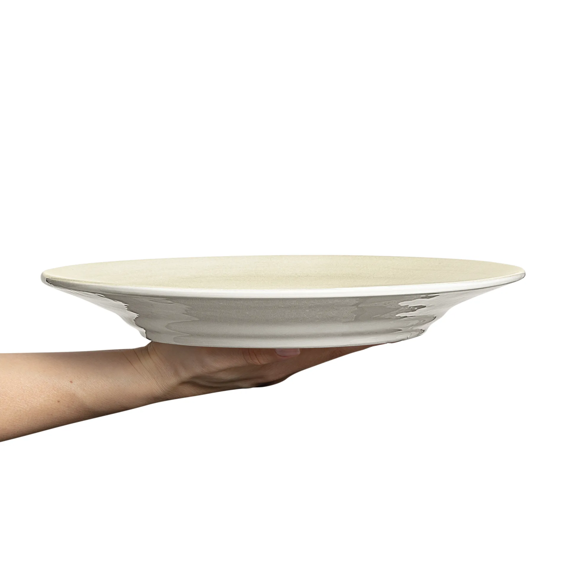 Basic bord, 31 cm, Zand Mateus