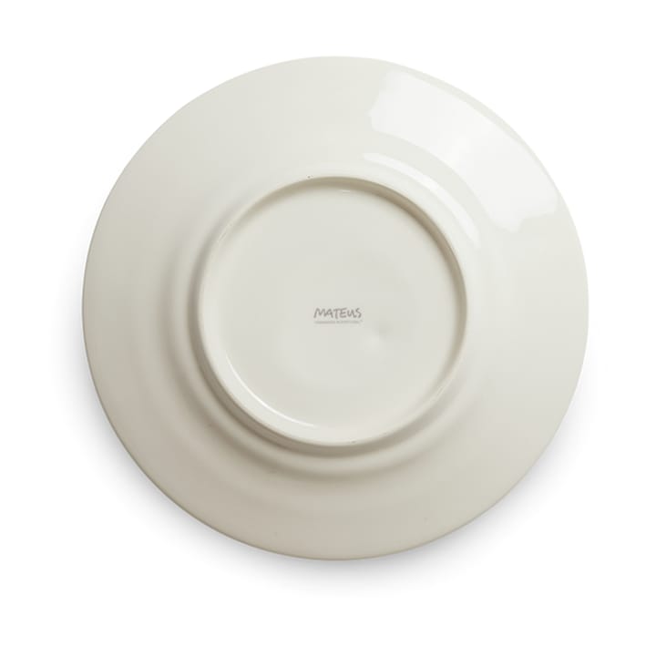 Basic kerstbord Ø21 cm, Wit-multi Mateus