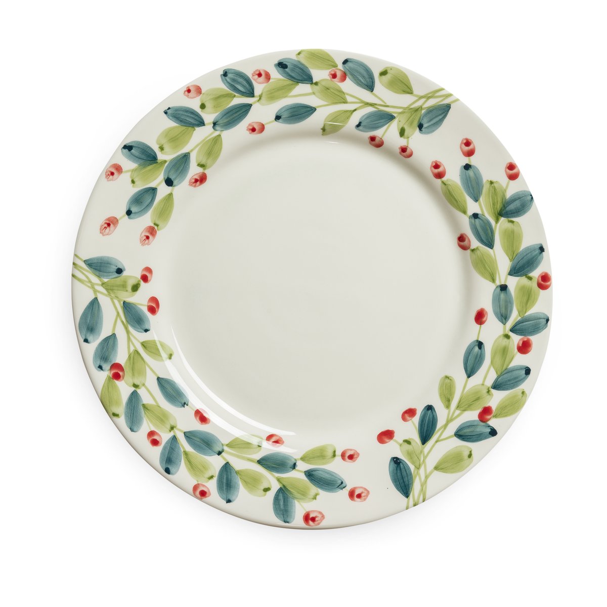 Mateus Basic kerstschotel o37,5 cm Wit-multi | Scandinavisch Interieur | Serveerschalen & -schotels | Wit