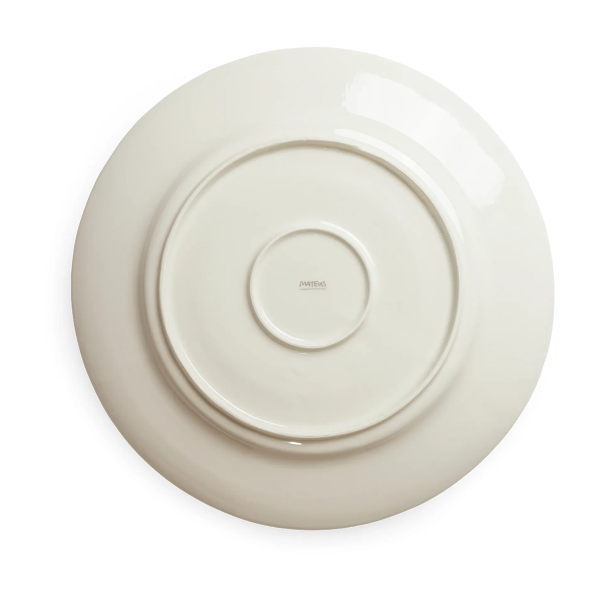Basic kerstschotel Ø37,5 cm, Wit-multi Mateus