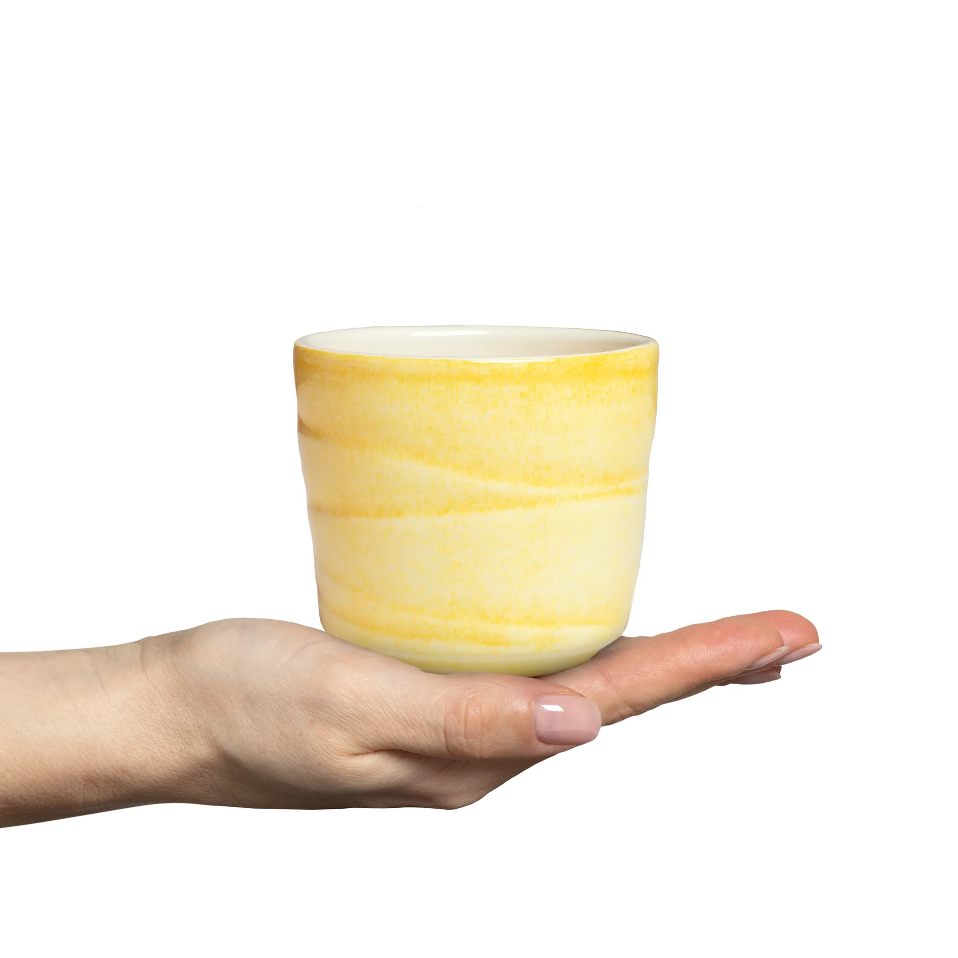 Basic mok 25 cl, Geel Mateus