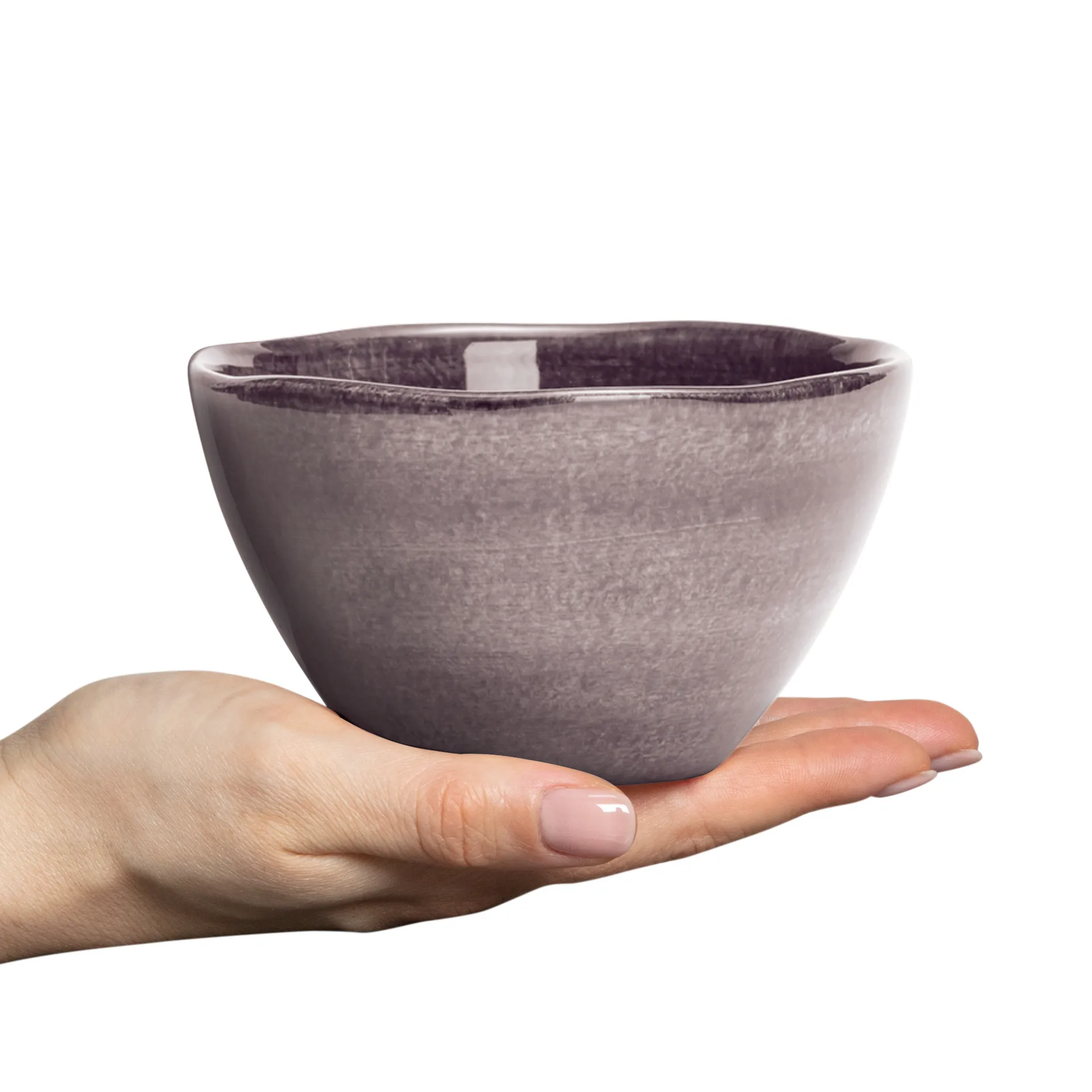 Basic organic kom, 12 cm, Donkerpaars Mateus