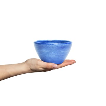 Basic organic kom, 12 cm - Lichtblauw - Mateus