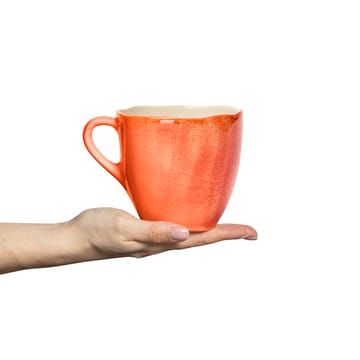 Basic organic mok, 60 cl - Oranje - Mateus