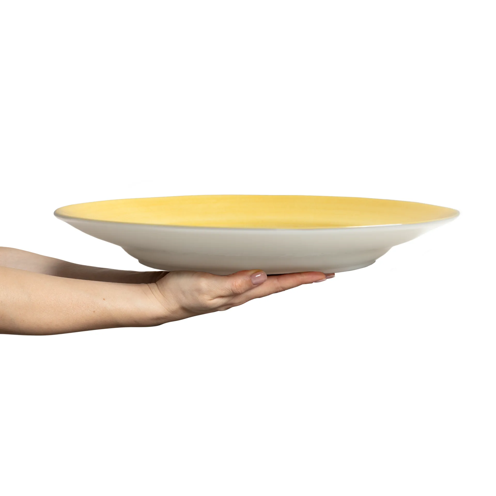 Basic serveerschaal Ø41 cm, Geel Mateus